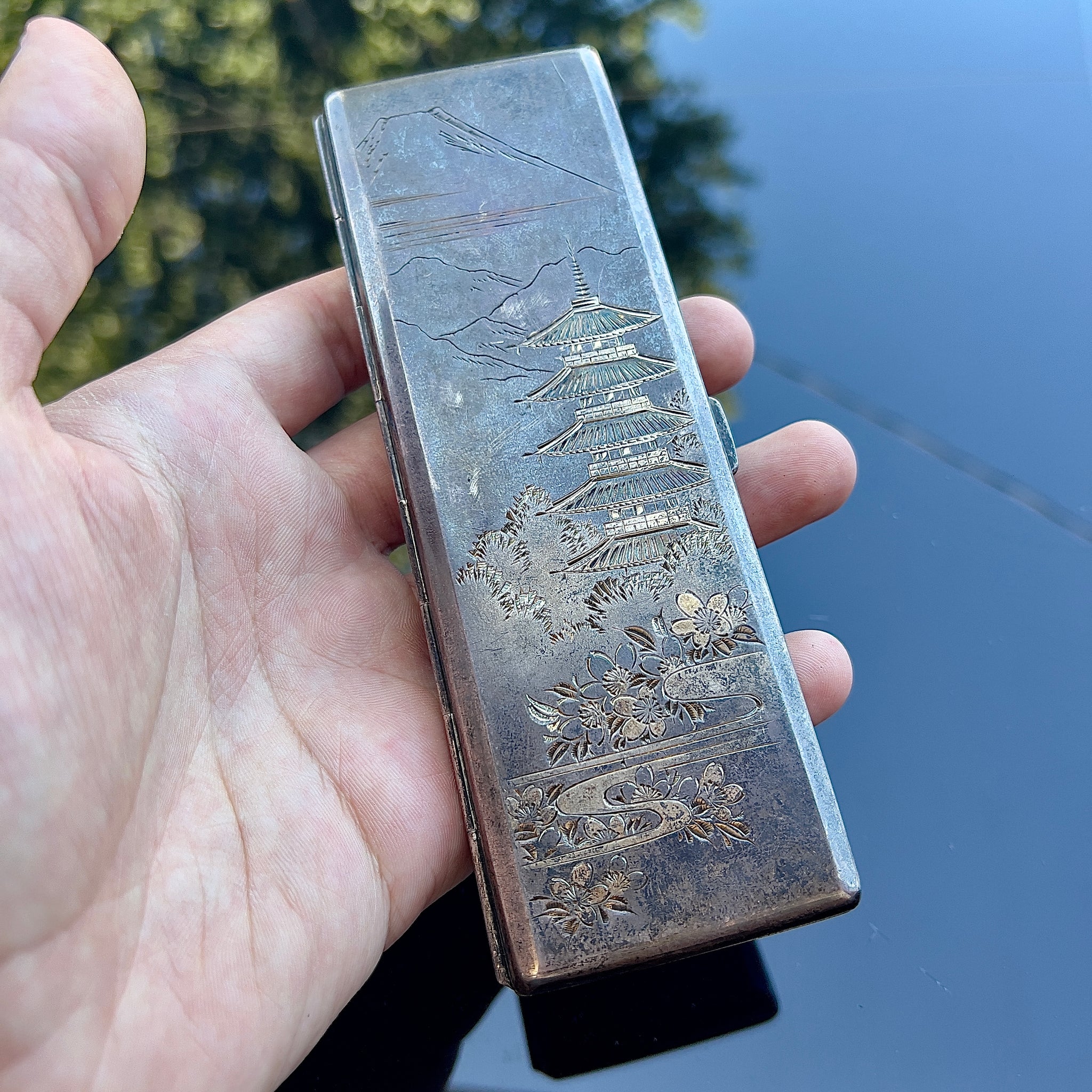 japanese cigarette case Japanese Pagoda Motif Cigarette Case – Atelier Vespoint japanese cigarette case Japanese Pagoda Motif Cigarette Case – Atelier Vespoint