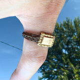 Woven Mourning Ring