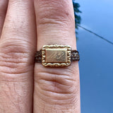 Woven Mourning Ring