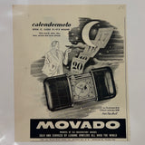 Movado Calendermeto Purse Watch in Box