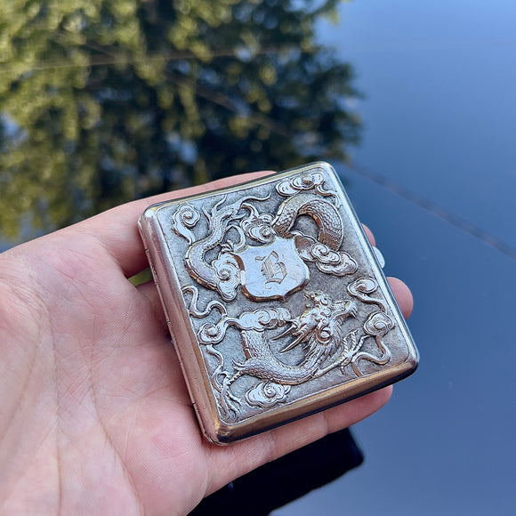 Dragon and Bamboo Cigarette Case